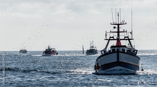 Guilvinec, retour de pêche, Finistère, Bretagne, France.