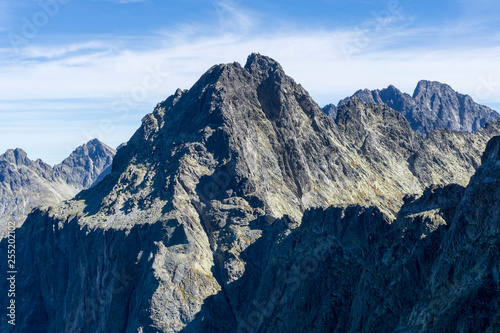 A beautiful view of the Velky Ganek. High Tatras. Slovakia.