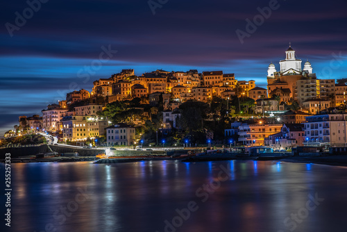 Imperia, Porto Maurizio al tramonto