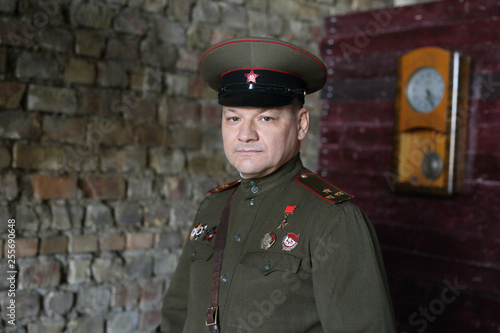 Officer of the Soviet army.