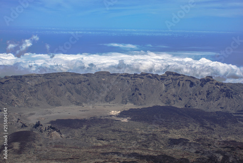 Krater Pico del Teide. Teneryfa. Kanary Hiszpania 