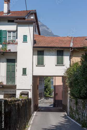 red roofs of Italyan town Lomazzo