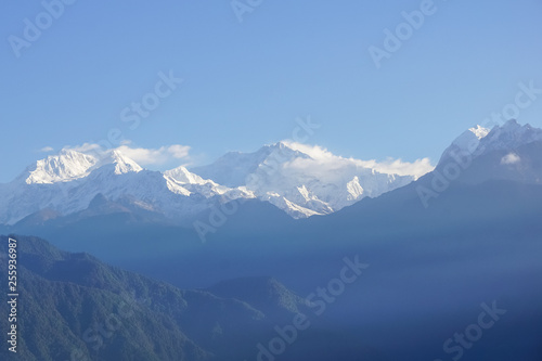 Kanchenjunga Mountain in Sikkim, India