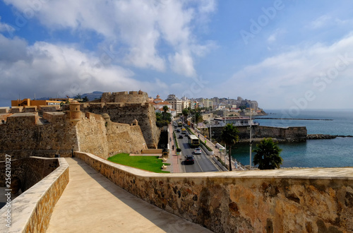 Ceuta, Spain. The Royal Walls of Ceuta are a line of fortification in Ceuta, an autonomous Spanish city in north Africa. The walls date to 962.