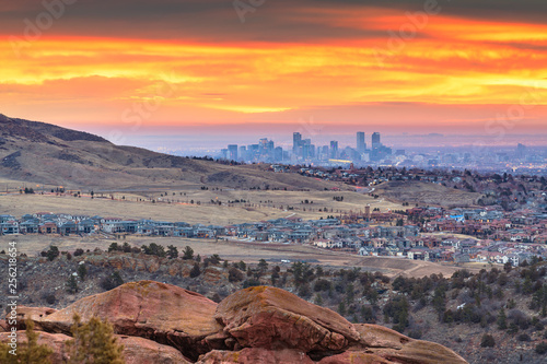 Downtown Denver, Colorado, USA From Red Rocks