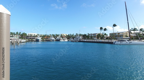 Yachts at Atlantis Marina -Bahamas Nassau Paradise Island - Atlantis Hotel 
