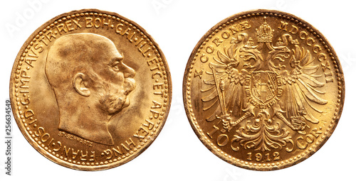 Austria 10 kroner gold coin 1915