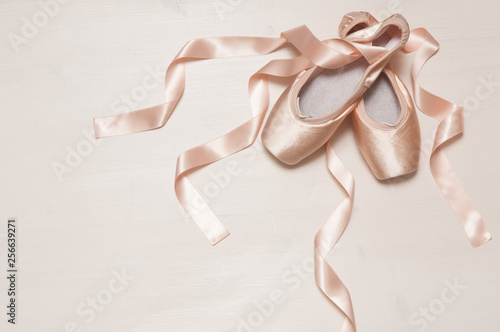 New pink ballet shoes