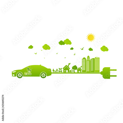 Concept World environment and sustainable development , vector illustration