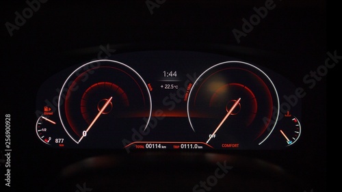 Dashboard on BMW 3