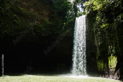 Blowing waterfall in Bali. 