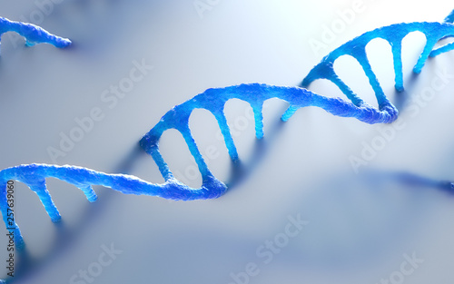 DNA molecules, structure of the genetic code, 3d rendering,conceptual image.