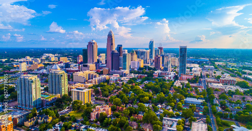 Charlotte north carolina skyline