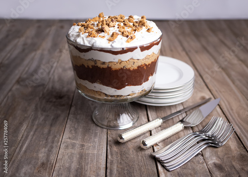 Delicious cookie dough trifle 