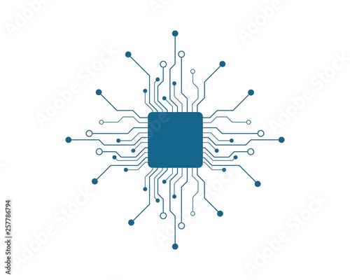 circuit technology vector