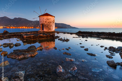 Picturesque Kokkari village on Samos island, Greece. 