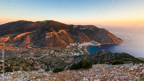 View of Kamares village from the church of Agios Symeon.