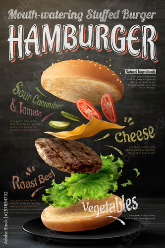 Hamburger poster design