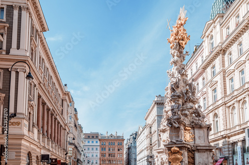 Am Graben, Pestsäule, the Plague column in Vienna