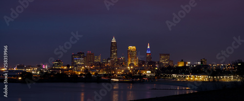 Cleveland, Ohio USA Skyline 