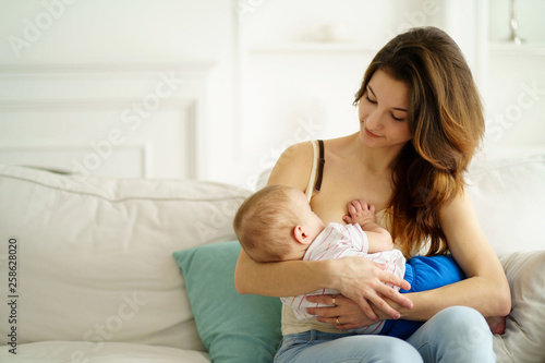 breastfeed, motherhood, Mothers day, family love. mom breastfeeding her little son. breast feeding, lactation, maternity and healthy lifestyle