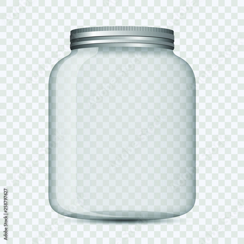 Glass jar isolated vector design illustration