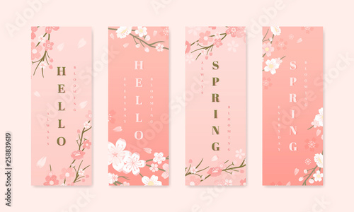 Cherry blossom background collections