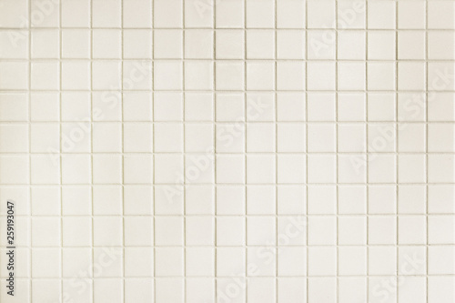 White tile wall background texture