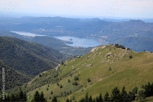 View from Monte Mottarone to Lago d'Orta, Italy