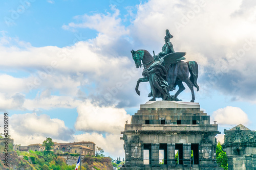 Memorial of German Unity in Koblenz, Germany