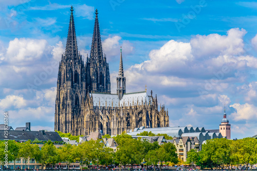 Detail of the cathedral in Cologne, Germany