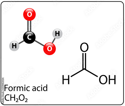 Formic Acid Molecule Structure