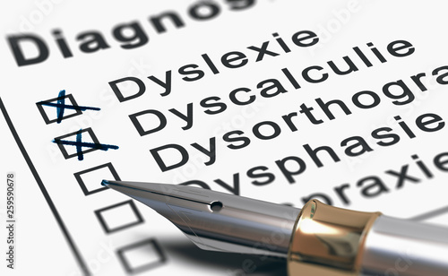 Diagnostic d'un enfant dys. Troubles des apprentissages. Dyslexie et dyscalculie.