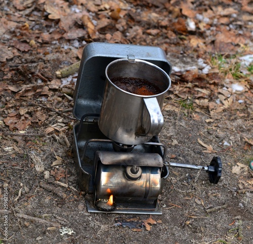 maszynka do gotowania kawy w plenerze 1