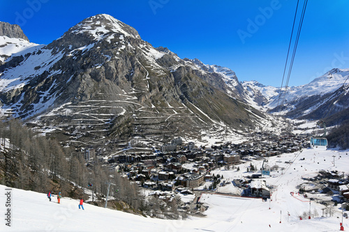 Blick auf Val d´Isère