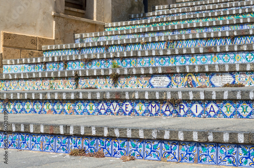 The ceramic steps of Caltagirone, Sicily