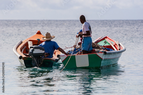 Pêcheurs à la Martinique