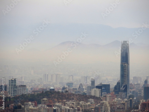 Santiago de Chile Stadtansicht