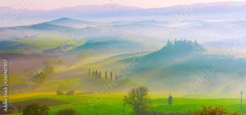 Stunning Landscape in Tuscany, Italy. 