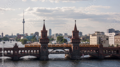 Oberbaumbrücke in Berlin, Deutschland