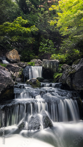 holland park kyoto gardens london little waterfall in the green