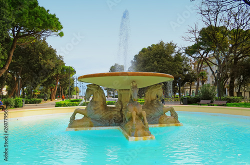Fontana dei quattro cavalli,Rimini, Italy