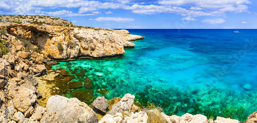 Cyprus island. Outstanding beauty and cystal clear sea, Cape Greco bay