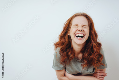 Young woman with a good sense of humor