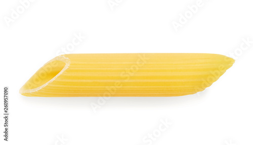 pasta penne isolated on white background