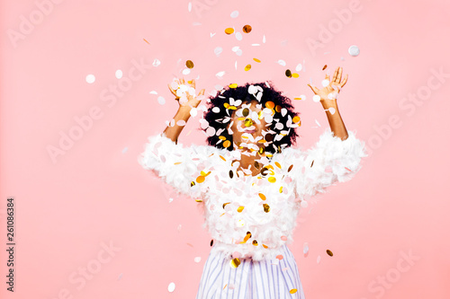 Confetti throw- celebrate success and happiness