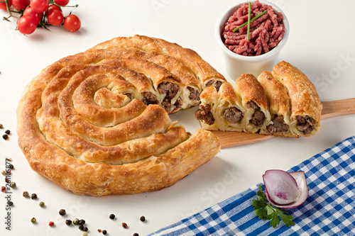 Bosnian pie with meat