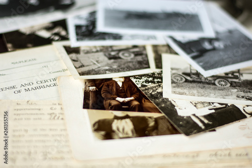 Nostalgic Old Photographs and Documents