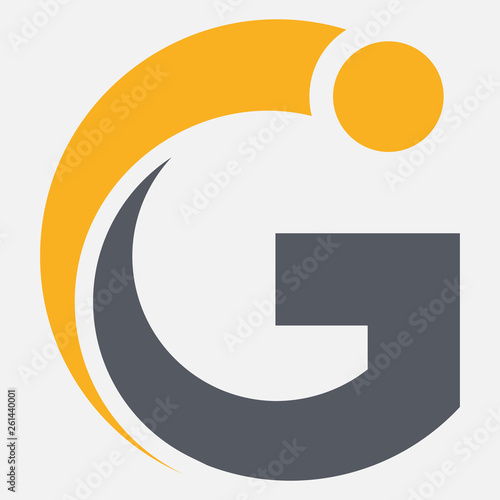 golf, initial, g, letter g logo