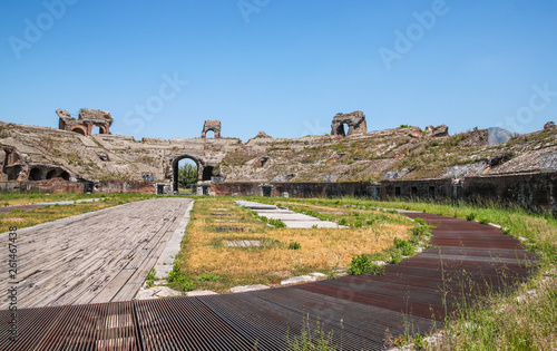 Santa Maria Capua Vetere Amphitheater in Capua city, Italy